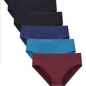 Women's Bikini Panties Seamless Underwear 6 Pack